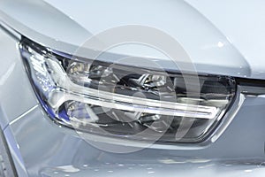 Led car light close up