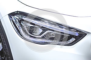 Led car light close up