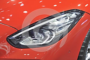 Led car light close up