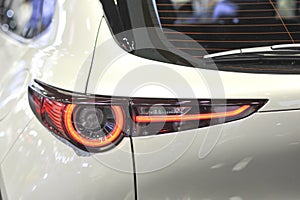 Led car light close up