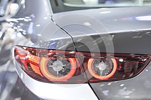 Led car light close up