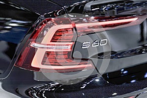 Led car light close up