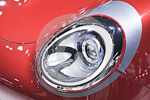 Led car light close up