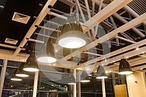 Led ceiling lamp commercial building structure