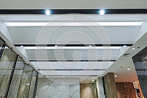 Led ceiling light in modern building