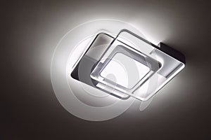 LED ceiling light. Overhead white lamp