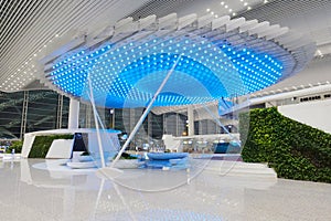 Led light ceiling lamp modern building lobby