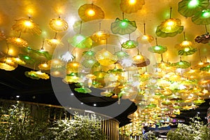 Led ceiling lighting holiday