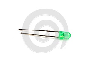 Led diode isolated on white background