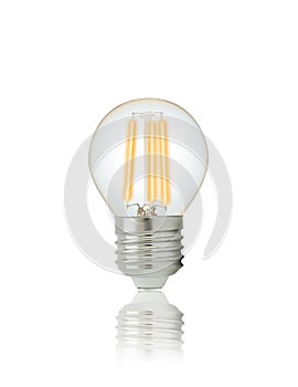 LED filament light bulb