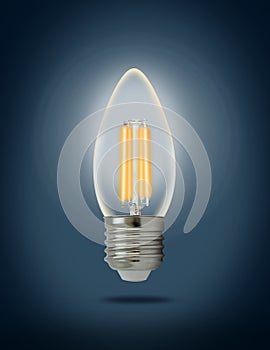 LED filament light bulb (E27)