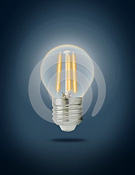 LED filament light bulb (E27)