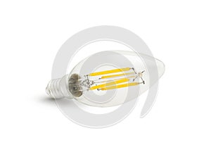 LED filament light bulb (E14)
