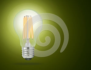 LED filament light bulb (E27)