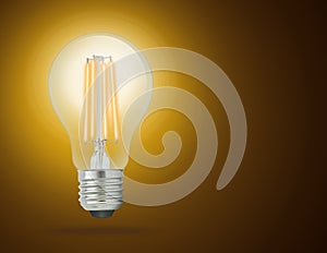 LED filament light bulb (E27)