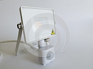 LED floodlight with motion detection