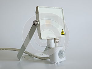 LED floodlight with motion detection