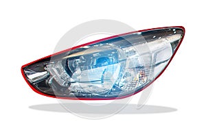Led headlight car for customers. Using wallpaper or background f