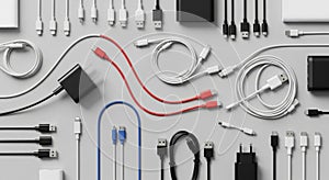 And LED indicators while the cable has USB C and USB A connectors and is