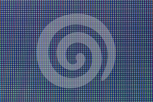 LED IPS panel pixels or monitor screen display panel texture macro view. Colorful led screen for background and design with copy