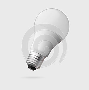 Led lamp bulb isolated with clipping path