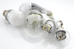 LED lamps E27 with a different chip technology photo
