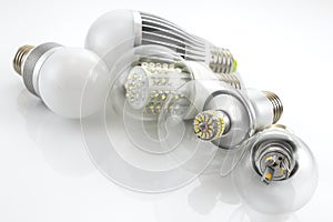 LED lamps E27 with a different chip technology