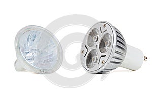 Led light bulb and halogen lamp