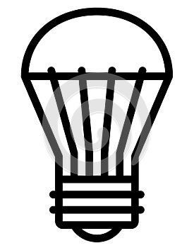 LED light bulb icon