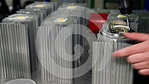 Led Light factory production process