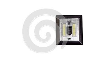 LED Light switch or Magnetic LED switch. Selective focus
