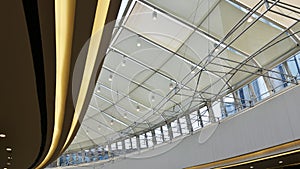LED light used on modern commercial building ceiling