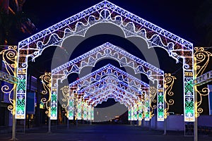 Led lighting arch door landscape light in Holiday Plaza