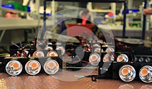 LED lights in manufacturing