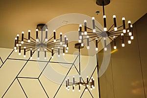 Led modern lighting chandelier photo