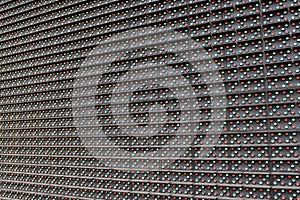 LED panel close-up