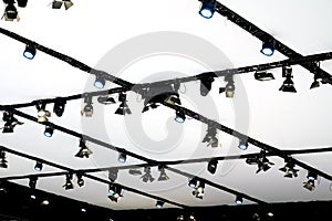 LED PAR Lighting equipment for stage or exhibition photo