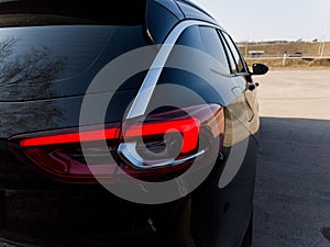 LED red taillight modern car