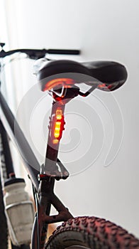 led safety bicycle red light