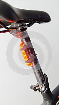 led safety bicycle red light