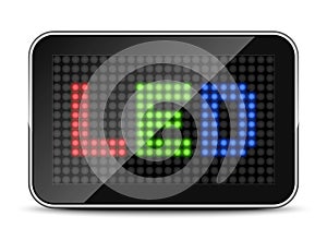 LED RGB screen icon