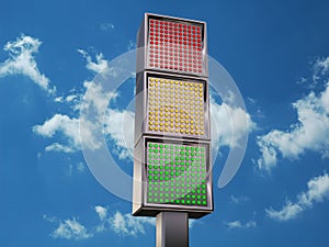 LED semaphore photo