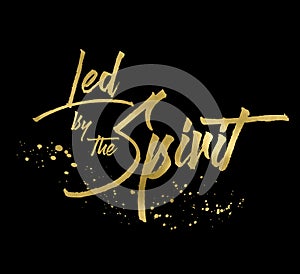 Led by the Spirit