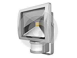 A LED spotlight with motion Sensor