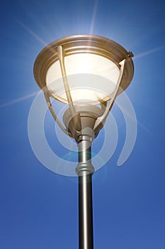 LED street light against the sky