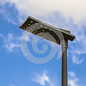 Black LED street light