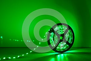 led strip green light roll