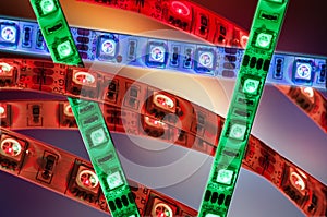 Led strip rgb, flexible ledLeisten