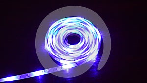 Led tape in different colors