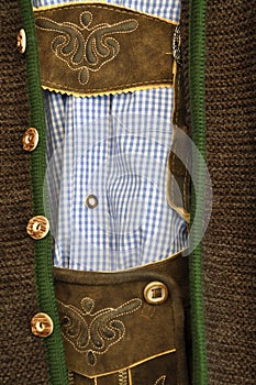 Lederhosen and suspenders photo